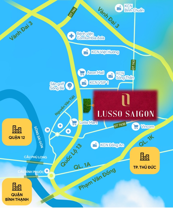 Lusso Sài Gòn Vị Trí Lusso Sài Gòn